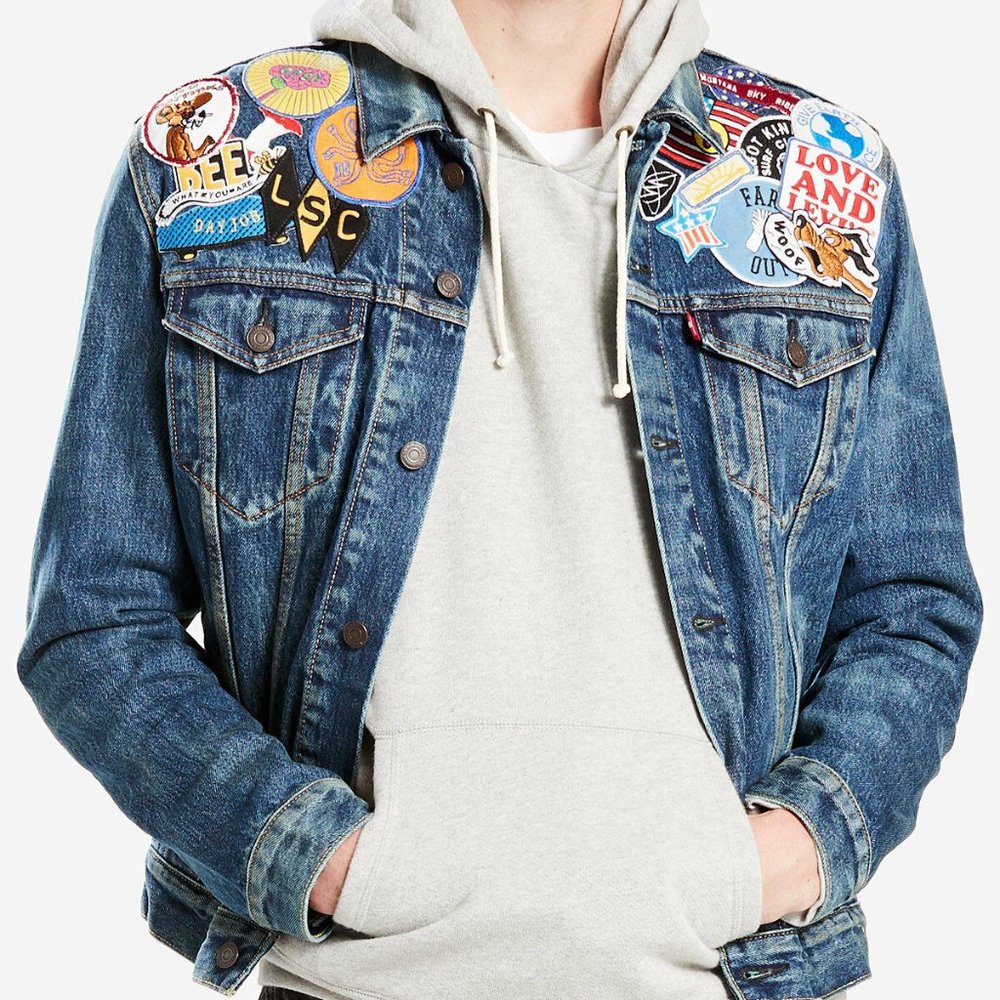 Levi's Limited Edition Men's Patched Trucker Denim Jacket